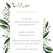 "Paradise" - Menus in Forest by Oma N. Ramkhelawan - Detail