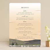 "Amore" - Menus in Sunset by Susan Moyal - Front