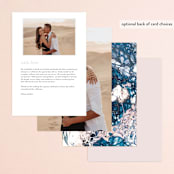 "swirl" - Menus in Celestial by Alethea and Ruth - Back of Card Options