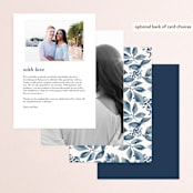 "Southern Comfort" - Menus in French Blue by Chris Griffith - Back of Card Options