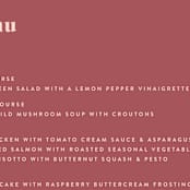 "headline" - Menus in Rust by Melissa Egan of Pistols - Detail