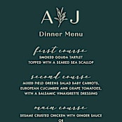 "Snippet" - Menus in Pine by Sarah Brown - Detail
