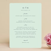 "Cascading Florals" - Menus in Rouge by Leah Bisch - Front