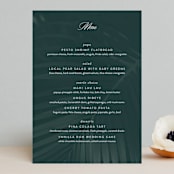 "Palm Layers" - Menus in Palm Frond by Jill Means - Front