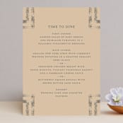 "Simply Modern" - Menus in Jade by Something Noir - Front