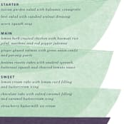 "tissue union" - Menus in Cucumber by Carrie Moradi - Detail