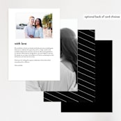 "Loved" - Menus in Champagne by Angela Garrick - Back of Card Options