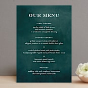 "Succulent Center" - Menus in Cactus by Jessica Williams - Front