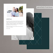 "Succulent Center" - Menus in Cactus by Jessica Williams - Back of Card Options