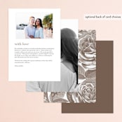 "Sonesta" - Menus in Mineral by Hooray Creative - Back of Card Options