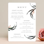"Maya Rustica" - Menus in Rose by Petra Kern - Front