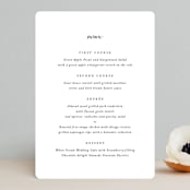 "Desire" - Menus in Cotton by Jennifer Postorino - Front