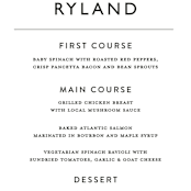 "Ordered Grace" - Menus in Snow by That Girl Press - Detail
