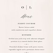 "Crush" - Menus in Buttery by Carolyn MacLaren - Detail