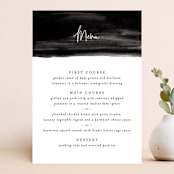 "Eloquent" - Menus in Coal by Mansi Verma - Front