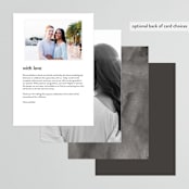 "Styled" - Menus in Fog by Pixel and Hank - Back of Card Options