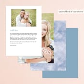 "Blissful Blooms" - Menus in Celestial by Grace Kreinbrink - Back of Card Options