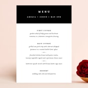 "Elemental" - Menus in Cloud by Snow and Ivy - Front