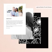 "Elemental" - Menus in Cloud by Snow and Ivy - Back of Card Options