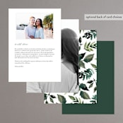 "Clearing" - Menus in Leaf by Alethea and Ruth - Back of Card Options