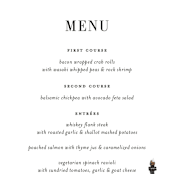 "Bold city" - Menus in Ivory by Cass Imagines - Detail