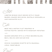 "torrone" - Menus in Cedar by chocomocacino - Detail