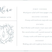 "Love Beyond Measure" - Menus in Mineral by Oscar and Emma - Karly Depew - Detail