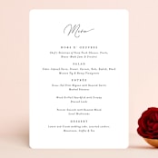 "Tallulah" - Menus in Linen by Jennifer Wick - Front