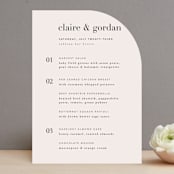 "The Loden" - Menus in Ivory by Kelly Schmidt - Front