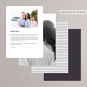 "Right Side" - Menus in Blackberry by Susan Brown - Back of Card Options