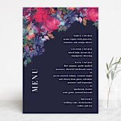 "Georgia" - Menus in Navy by Lori Wemple - Front