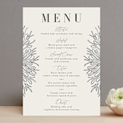 "FancySchmancy" - Menus in Classic by Jen Owens - Front