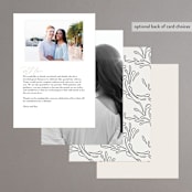 "FancySchmancy" - Menus in Classic by Jen Owens - Back of Card Options