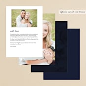 "Celestial" - Menus in Night Sky by Carly Reed Walker - Back of Card Options