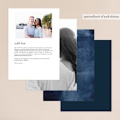 "Plain and Simple" - Menus in Sapphire by Chris Griffith - Back of Card Options