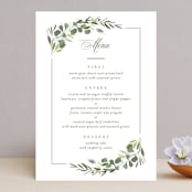 "Ensconce" - Menus in Leaf by Kristie Kern - Front