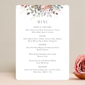 "Golden Hour" - Menus in Water Lily by Jennifer Wick - Front