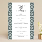 "Serafina" - Menus in Sage by Melanie Kosuge - Front