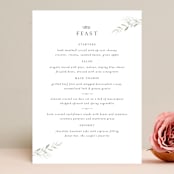 "Sweeping" - Menus in Linen by Carolyn Nicks - Front