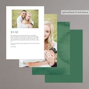 "Double Rainbow" - Menus in Cactus by Pink House Press - Back of Card Options