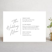 "Landscape" - Menus in Black Tie by Laura Hamm - Front