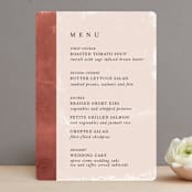 "Dust" - Menus in Sienna by Carrie ONeal - Front
