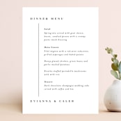 "Aligned" - Menus in Pearl by Michelle Taylor - Front