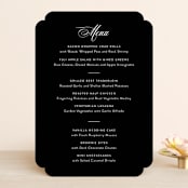"our moment" - Menus in Tuxedo by Jill Means - Front
