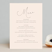 "EverAfter" - Menus in Petal by Rochelle Renee - Front