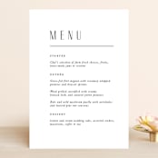 "Narrative" - Menus in Frost by Jennifer Wick - Front