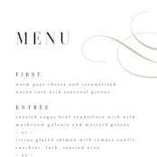 "Foundry" - Menus in Rose Quartz by Kristie Kern - Detail