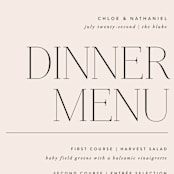 "Landscape" - Menus in Champagne by Kelly Schmidt - Detail