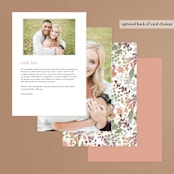 "Wesleyan Hill" - Menus in Wildflower by Jennifer Wick - Back of Card Options