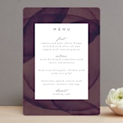 "Petalis" - Menus in Velvet by Christie Garcia - Front